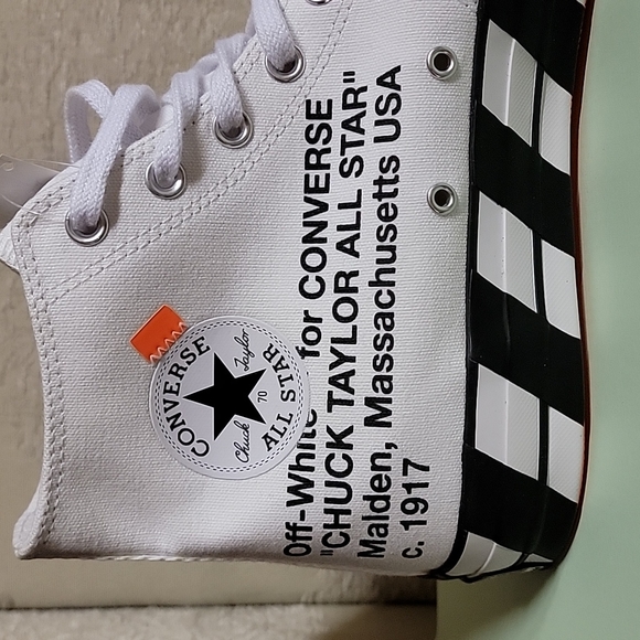 Converse x off-white collaboration Chuck Taylor's. - Picture 3 of 11
